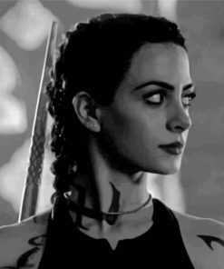 Black And White Isabelle Lightwood paint by numbers