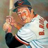 Brooks Robinson Baseball Player Art paint by numbers