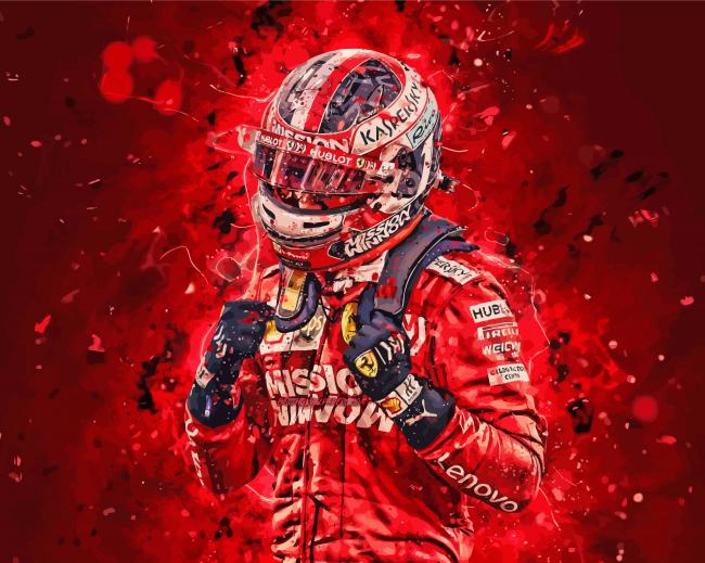 Charles Leclerc Paint By Numbers - Painting By Numbers