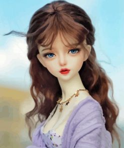 Cute Doll paint by numbers