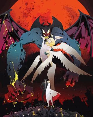 Devilman Crybaby Anime paint by numbers