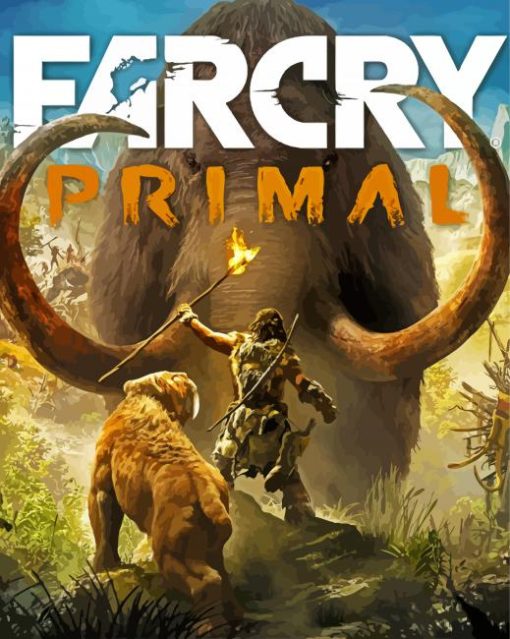 Far Cry Primal Game Poster paint by numbers