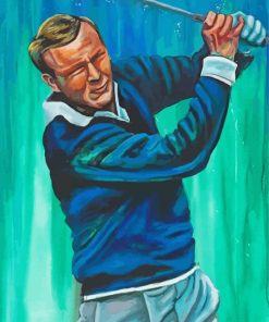 Golfer Arnold Palmer Art paint by numbers