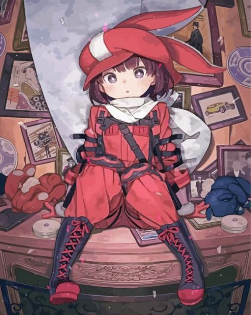 Gun Gale Animation paint by numbers