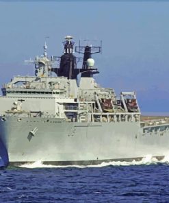 HMS Albion British Navy Ships paint by numbers
