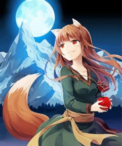 Holo Spice And Wolf paint by numbers