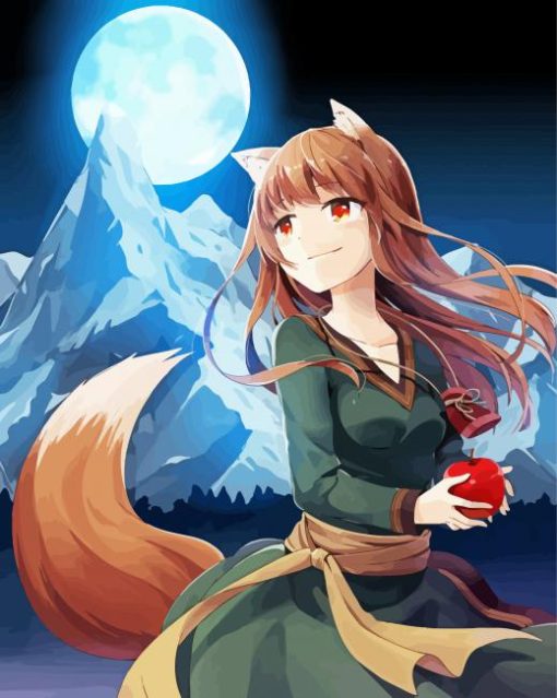 Holo Spice And Wolf paint by numbers