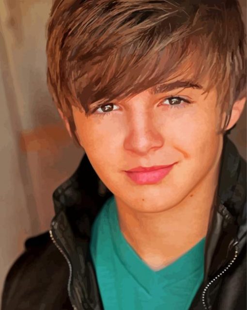 Jack Griffo paint by numbers