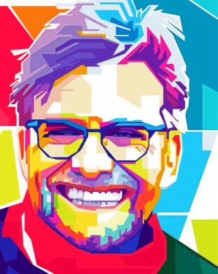 Jurgen Klopp Pop Art paint by numbers