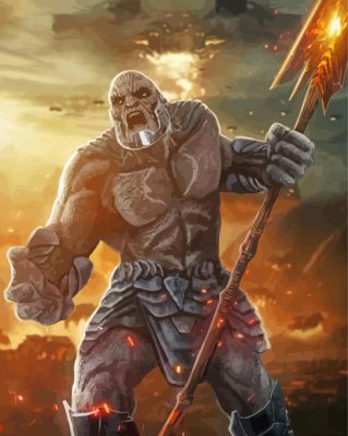 Justice League Darkseid Character paint by numbers