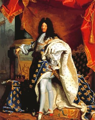 King Louis XIV paint by numbers