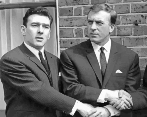 Kray Twin And Charlie Kray paint by numbers