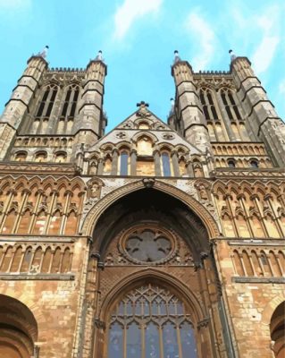 Lincoln Cathedral paint by numbers