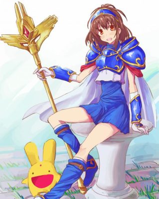 Madou Monogatari Arle Nadja paint by numbers