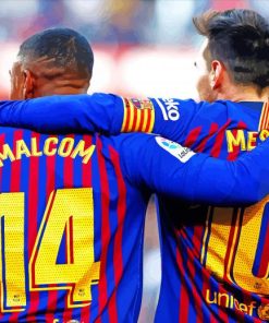Malcom With Messi paint by numbers