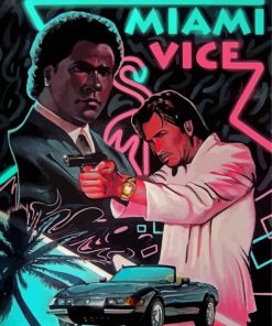 Miami Vice Serie paint by numbers