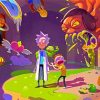 Monsters Rick And Morty Art paint by numbers