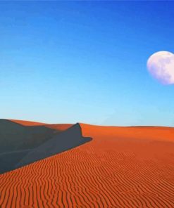 Moon Desert paint by numbers