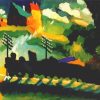 Murnau Train And Castle By Vassily Kandinsky paint by numbers