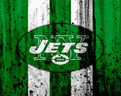 NY Jets Logo paint by numbers