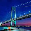 New York Verrazzano Bridge paint by numbers