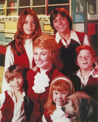 Partridge Family Portrait In School Uniform paint by numbers