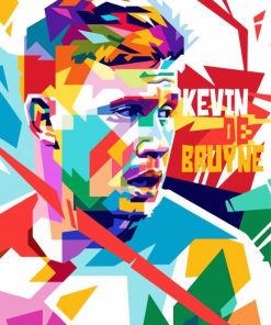 Pop Art Kevin De Bruyne paint by numbers
