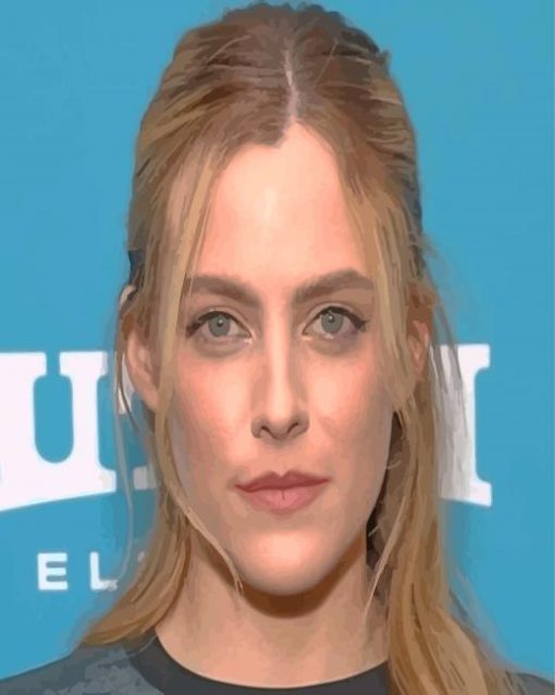 Riley Keough paint by numbers