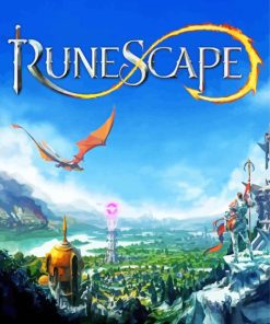 Runscape Game Poster paint by numbers