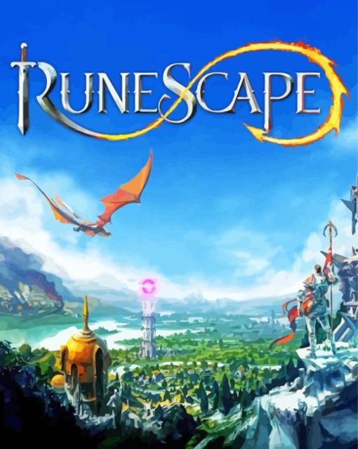 Runscape Game Poster paint by numbers