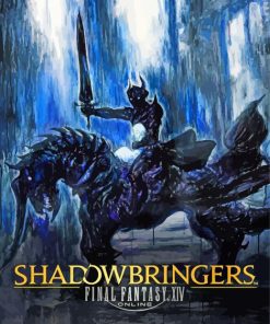 Shadowbringers Video Game Poster paint by numbers