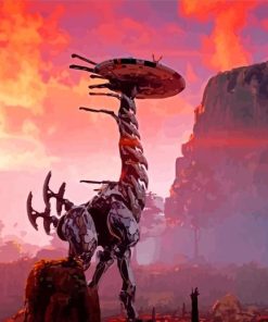 Tallneck Horizon Zero Dawn paint by numbers