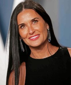 The American Demi Moore paint by numbers