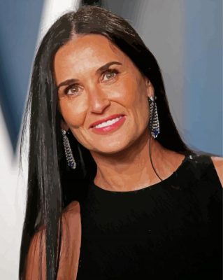 The American Demi Moore paint by numbers