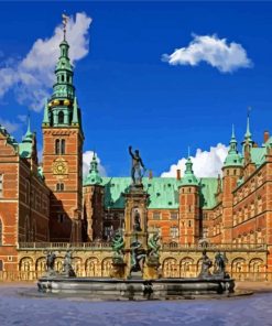 The Frederiksborg Castle paint by numbers