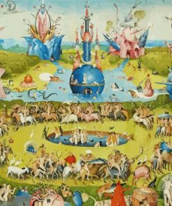 The Garden Of Earthly Delights By Hieronymus Bosch paint by numbers