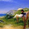 The Parasol By Joseph Farquharson paint by numbers