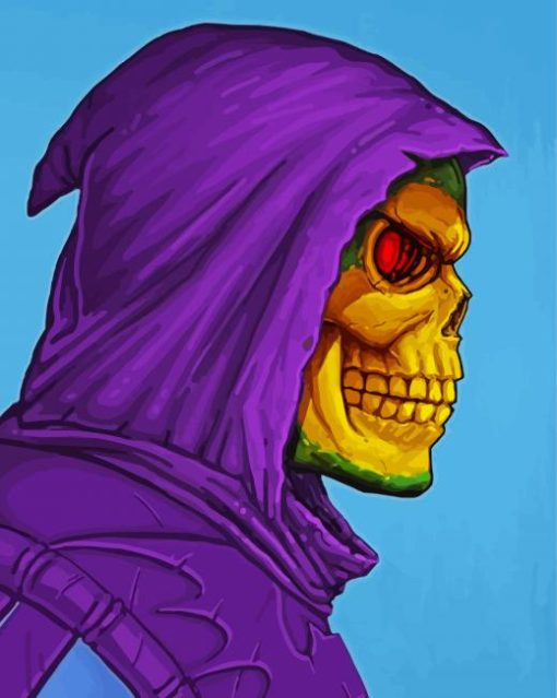 The Skeletor paint by numbers