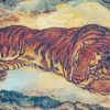 Tiger In Repose paint by numbers