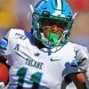 Tulane Green Wave Team Player paint by numbers