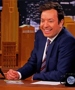 Aesthetic Jimmy Fallon paint by numbers