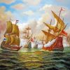 Aesthetic Naval Battle Art paint by numbers