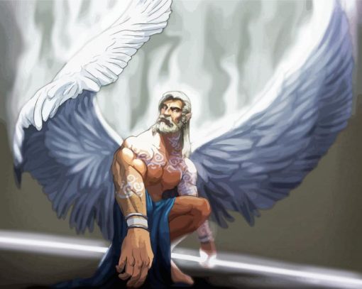 Angel Man paint by numbers