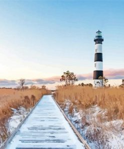 Bodie Island Lighthouse Nags Head paint by numbers