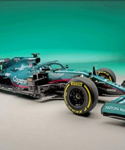 Cool Aston Martin F1 paint by numbers