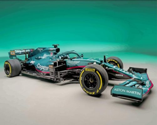 Cool Aston Martin F1 paint by numbers