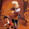 Geppetto Pinocchio paint by numbers