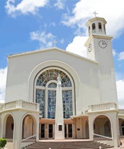 Guam Dulce Nombre De Maria Cathedral Basilica paint by numbers