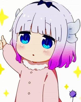 Kanna Kamui paint by numbers