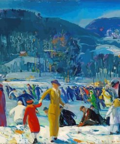 Love Of Winter By George Bellows paint by numbers